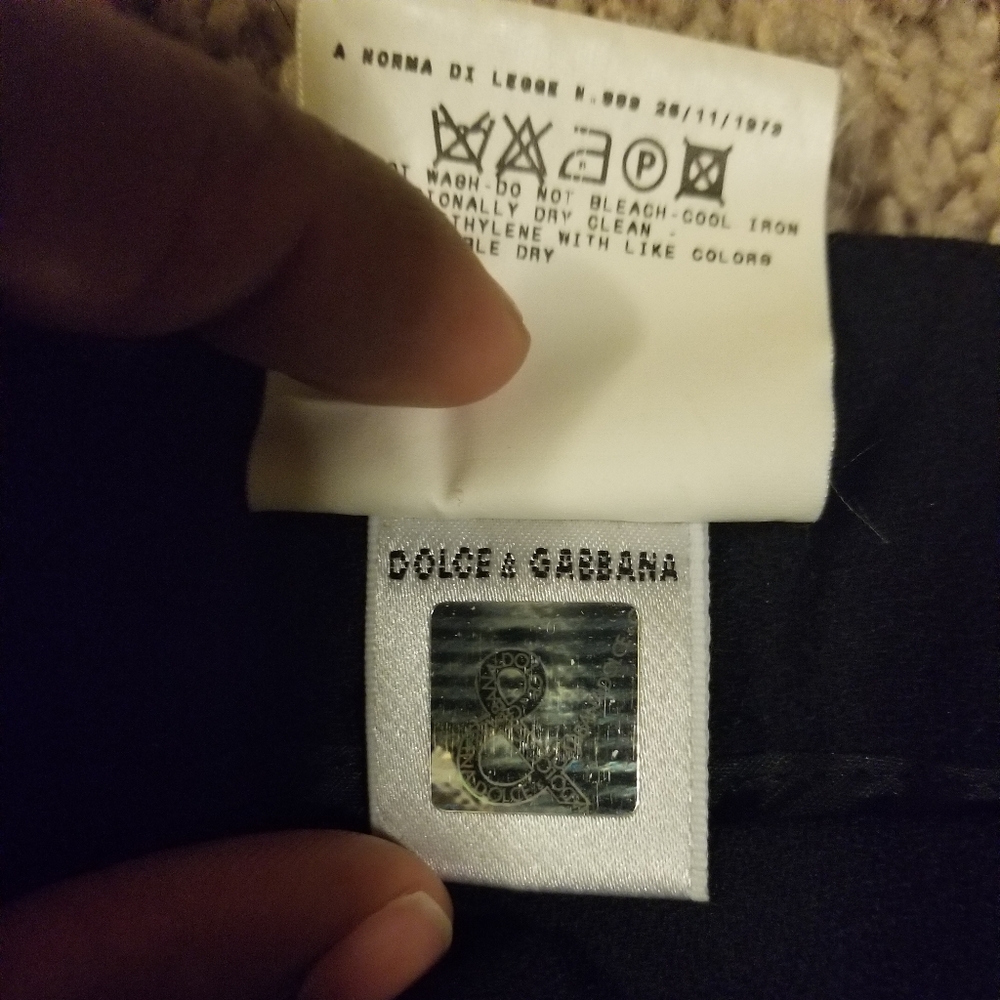 Dolce & Gabbana VINTAGE Wool Dress Pants - Picture 7 of 8